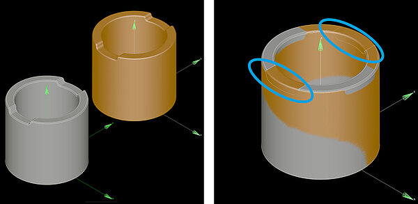 What is a rotary fitting suitable for?