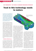 Confidence in the technology must mature – X-ray tomography, the future of coordinate metrology?