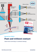 Non-contact and fast – Optical sensors in coordinate metrology