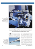 Why micro tools have to be so precise