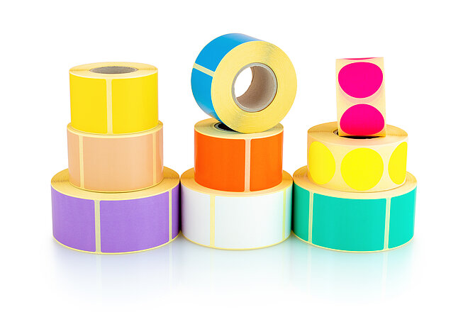 Labels - Paper workpieces for labelling bottles and other packaging