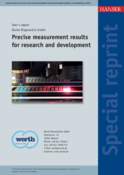 Precise measurement results for research and development – Coordinate measuring machine determines geometry and layer thickness of micro-structures / Roche Diagnostics GmbH