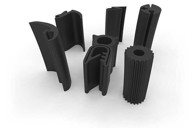 Rubber profiles - Rubber extrusion profiles, often sealing profiles