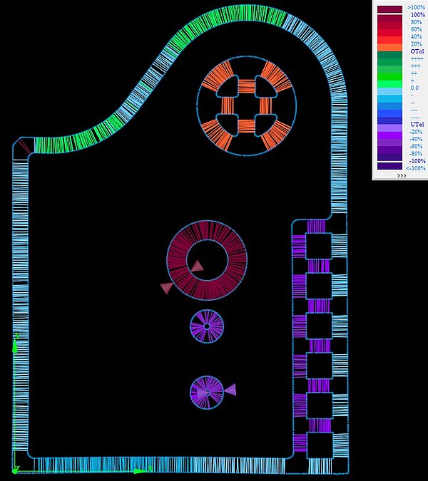 What is a 3D wall thickness measurement suitable for?