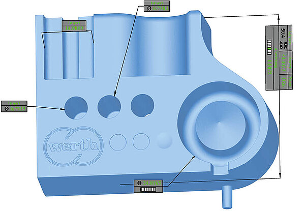 Simulation of the tomography process with WinWerth® TomoSim