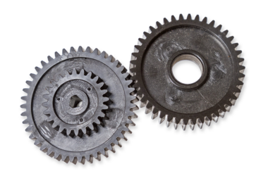 Plastic gear wheels